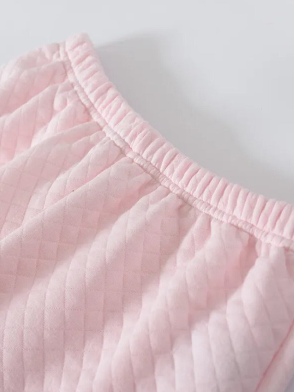 Pink Quilted Pajama Set - Picture 6 of 7
